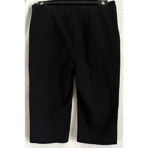 Old Navy Extra High Rise Capri Pants Secret Smooth Pockets Black Size 8‎